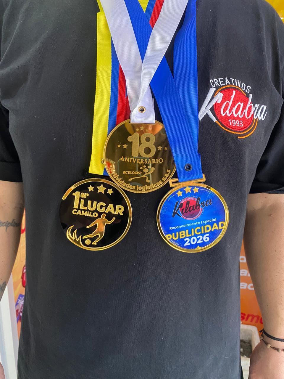 MEDALLAS EN ACRILICO