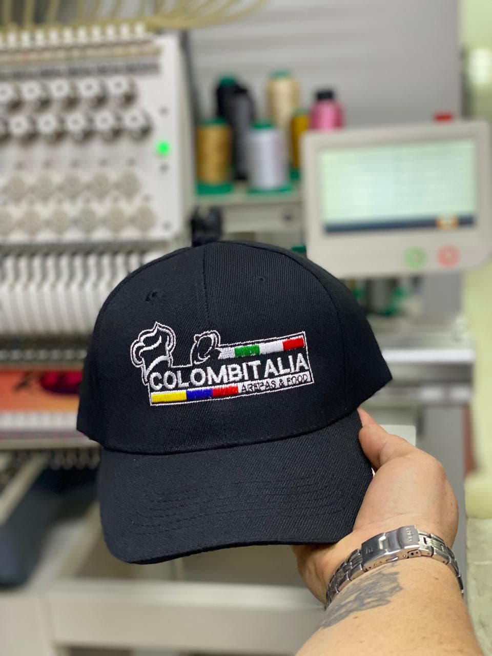 Gorra bordada
