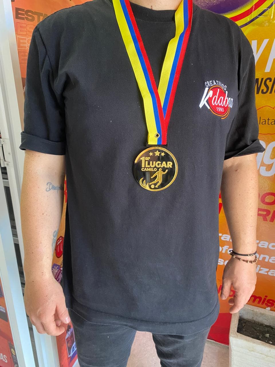 Medalla en acrílico